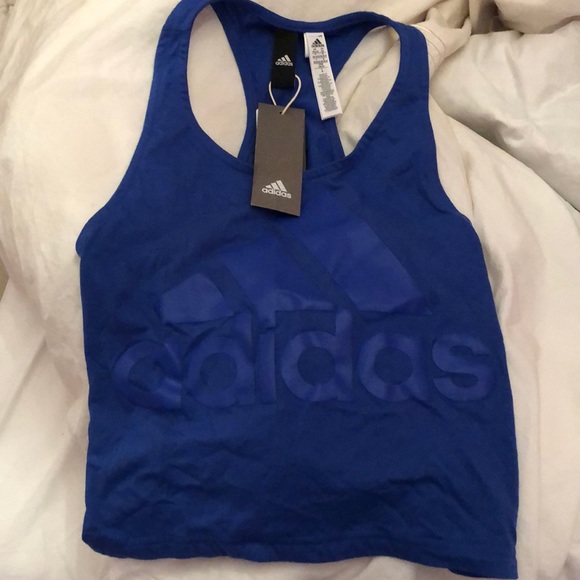 adidas Tops - Amazing Brand New Adidas Racer Back Crop Tank Top